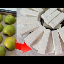 Яблочная ПАСТИЛА  заварным способом!   Самая БЫСТРАЯ ПАСТИЛА!