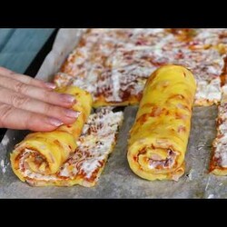 Palačinke slane iz rerne– Večera za celu porodicu, pun pleh - brzi recept