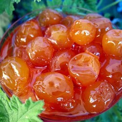 Варенье из белой черешни с апельсином. White cherry jam with orange. თეთრი ბლის მურაბა ფორთოხლით.