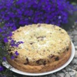 Вишнёвый пирог со сметанным муссом