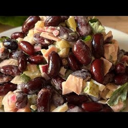 Улётный Салат с фасолью ! Готовлю на все праздники ! Салат на скорую руку !
