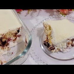 клубничный торт колада.