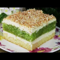 PRZEPIS NA PYSZNE CIASTO Z MASĄ JABŁKOWO-BUDYNIOWĄ ORAZ KOKOSOWĄ POSYPKĄ - BOMBOWA KUCHNIA