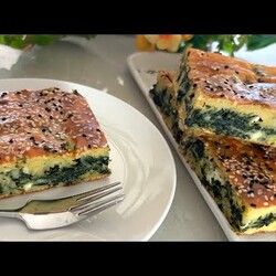 пирог из чечевицы со шпинатом