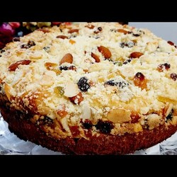 пирог с сухофруктами