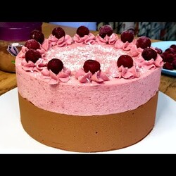 Муссовый торт "Вишня в шоколаде" рецепт // Mousse cake "Cherry in chocolate" recipe