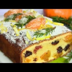 КЕКС РОЖДЕСТВЕНСКИЙ с мандаринами