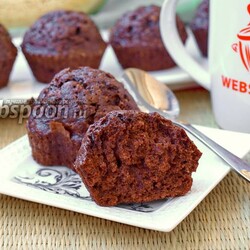 Шоколадно-банановые маффины