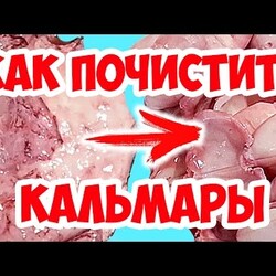 Как БЫСТРО почистить кальмаров и правильно их отварить, простой способ!