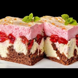 ВИШНЕВА РОСА пляцок НА РАЗ-ДВА