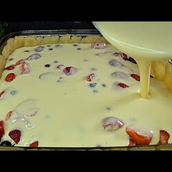 Dobry przepis na lato! Najpyszniejsze ciasto, jakie kiedykolwiek upiekłam!/ Ciasto z jagodami