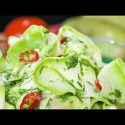 Маринованные кабачки быстрого приготовления, вкусная закуска!