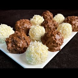Dessert in 5 Minuten. Süßigkeiten zum Tee. Dessert für jeden Tag. Raffaello und Ferrero #rezept