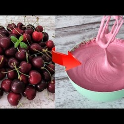 Взбейте ВИШНЮ  Десерт ВИШНЁВЫЕ ОБЛАКА!