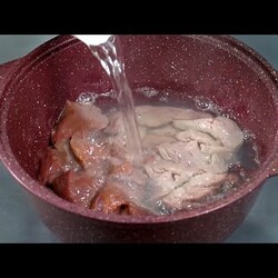 Залила ПЕЧЕНЬ кипятком и добавила горчицу! Теперь только ТАК делаю! Нежнейшая и вкуснейшая печенка