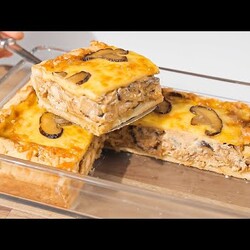 пирог с мясом