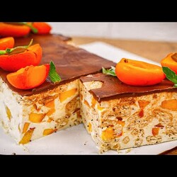 йогуртовый торт с крекерами