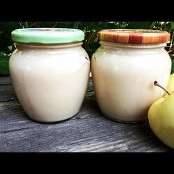 Яблочное пюре со сгущенкой  "Неженка" на зиму.