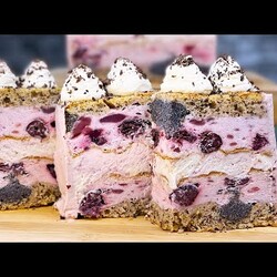 Piekę to ciasto w JEDNEJ WARSTWIE! Orzechowe ciasto z wiśniami i makiem