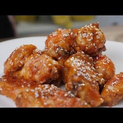 Куриные крылья в кисло-сладкой глазури