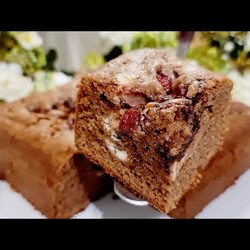 пирог с клубникой и йогуртом