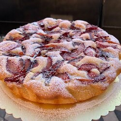 пирог со сливами