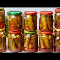 Хрустящие ОГУРЦЫ с кетчупом чили НА ЗИМУ.