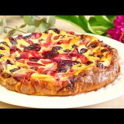 Французская НЕЖНОСТЬ- ЧУДО ПИРОГ!Простой в приготовлении - Шикарный на Вкус! Клафути с ягодами