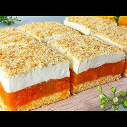 Mehr Obst als Teig! Super cremiger Kuchen in 15 Minuten! Einfaches Rezept.