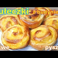 Mięciutkie i łatwe bułeczki budyniowe