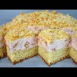 Ciasto z kremem szarlotkowym