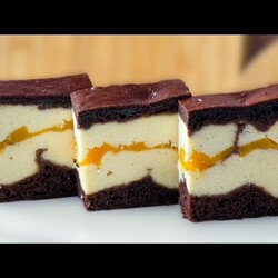 Kiedy brakuje czasu, wyciągam ten wspaniały przepis! Sernik z brzoskwiniami!