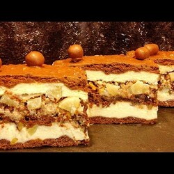 Старинный украинский пляцок (торт) ЗВЁЗДНЫЙ ВЕЧЕР! Праздничный торт с богатым вкусом