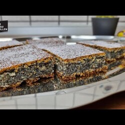 Alle lieben diesen leckeren Mohnkuchen mit Joghurt (Becherkuchen) (