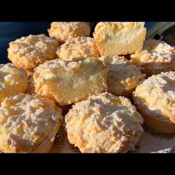 Рождественский десерт  Йогуртовые пирожные