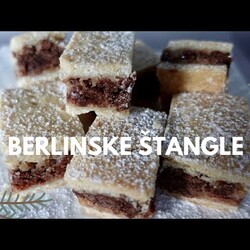 BERLINSKE ŠTANGLE, PRHKI KOLAČ SA ORASIMA