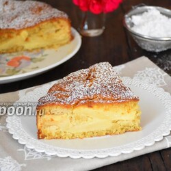 Яблочно-кокосовый пирог