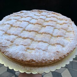 итальянский пирог с лимонным пудингом