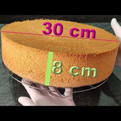 СЕКРЕТ пышного ОГРОМНОГО классического бисквита, который не опадает! Ручным миксером! Получается100%