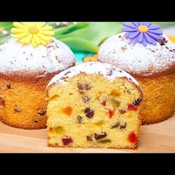 КУЛИЧ-КЕКС БЕЗ ДРОЖЖЕЙ ЗА 1.5 ЧАСА! Быстрый рецепт пасхальной выпечки!