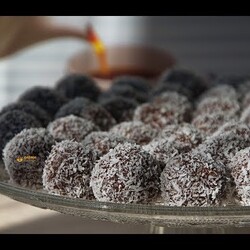 Tamni (crni) rafaelo - Dark Raffaello Recipe - Sašina kuhinja