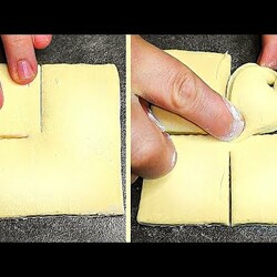 7 оригинальных формовок из слоёного теста! Слойки которые НЕ СЛОЖНО приготовить!