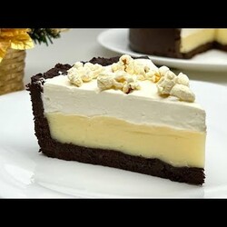 пирог с пудингом без выпечки