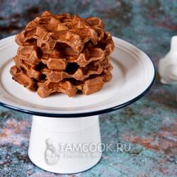 Банановые вафли ПП в вафельнице — рецепт с фото