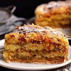 Болгарский насыпной пирог Три стакана