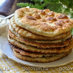 Постные лепешки на рассоле.