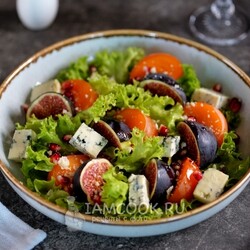 Салаты с хурмой