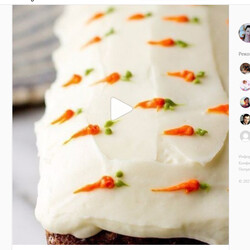 Морковный пирог