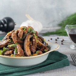 Баклажаны по-корейски с мясом