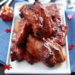 Свиные ребрышки по-канадски